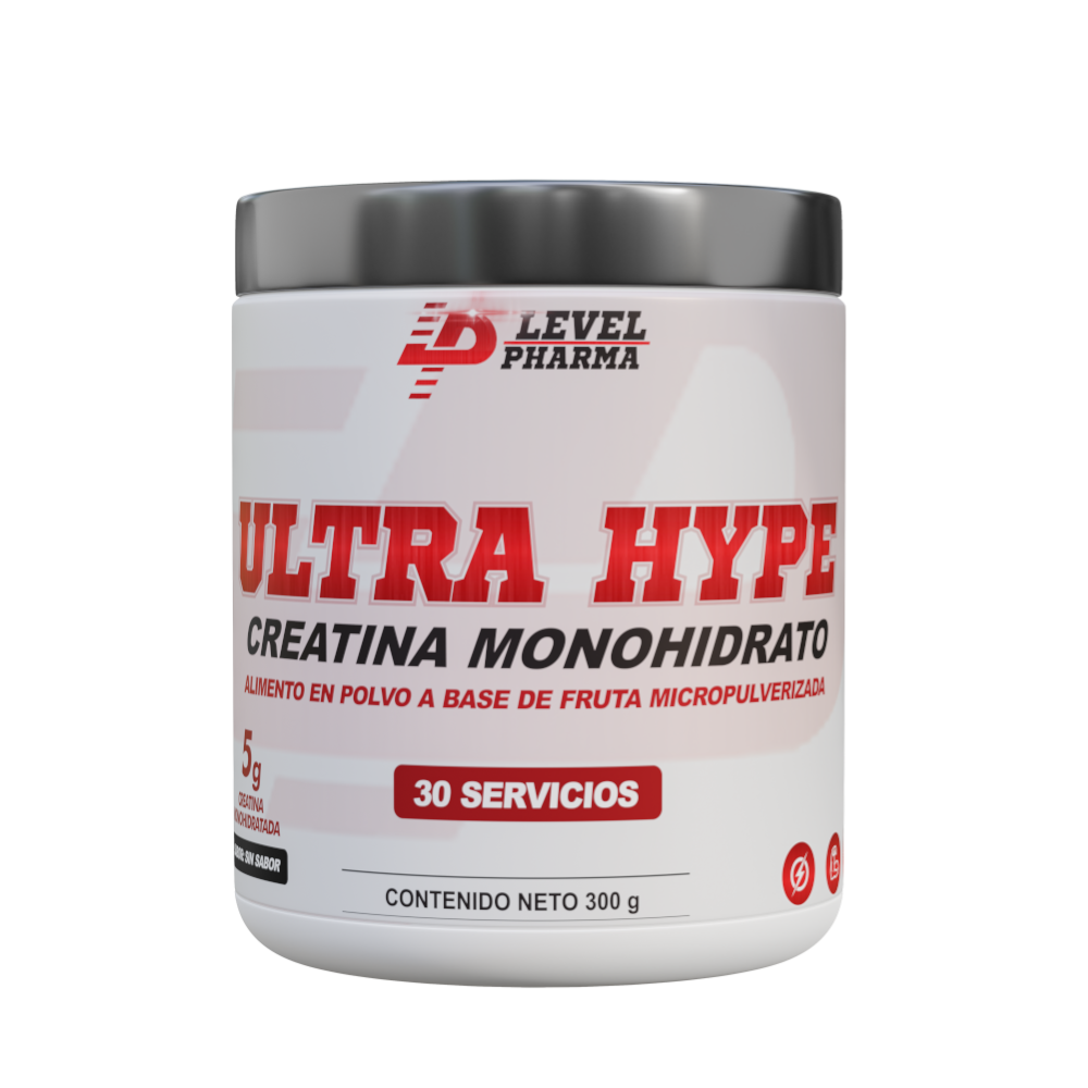 Ultra Hype Creatina Monohidrato 30 Servicios